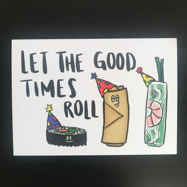 Let the Good Times Roll | Birthday Card