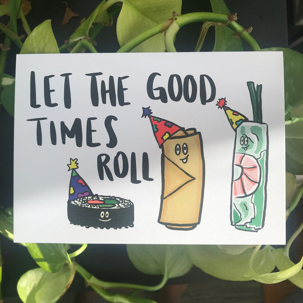 Let the Good Times Roll | Birthday Card