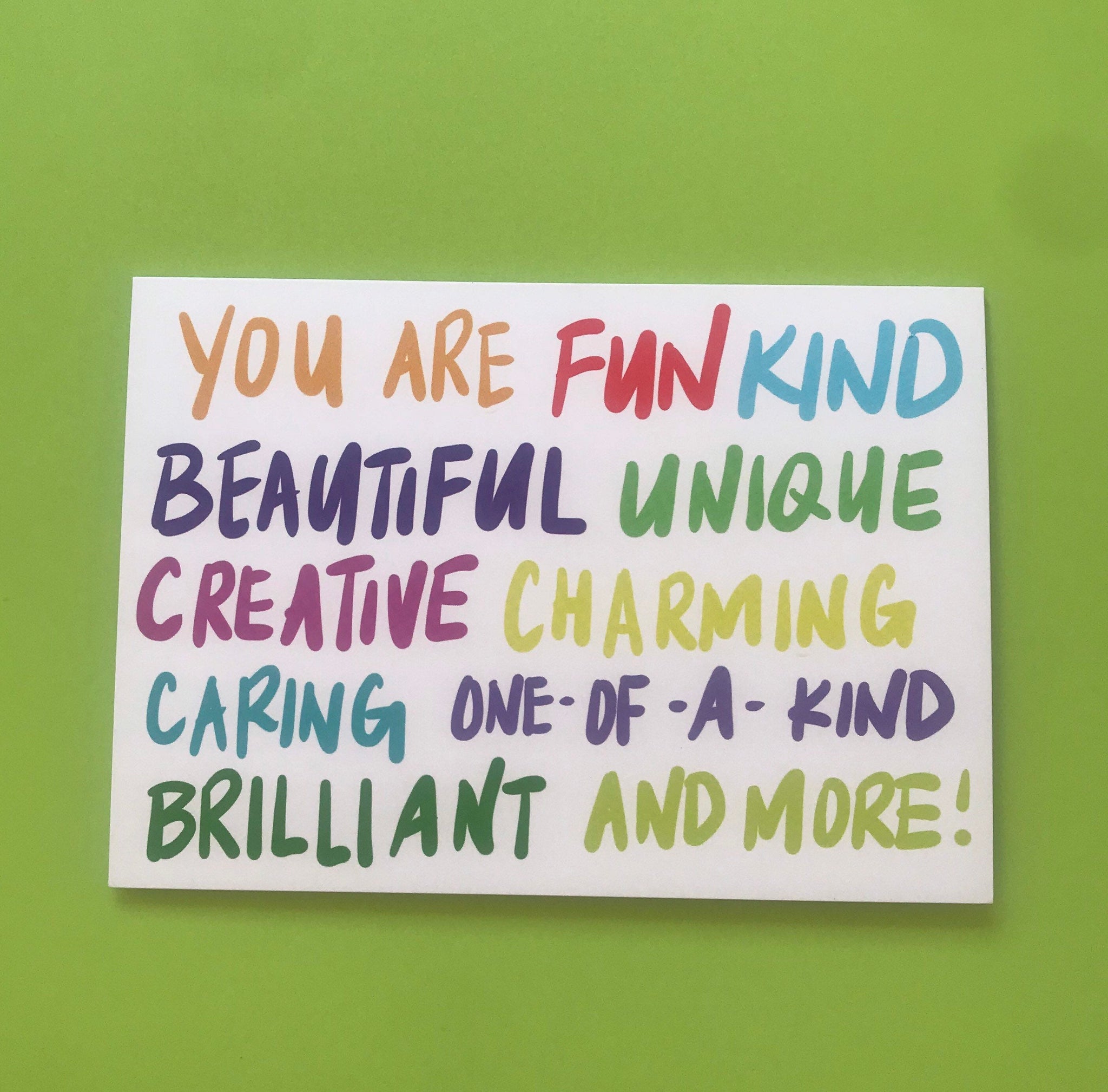Encouragement Card | You are Fun...and More