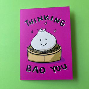 Thinking Bao You - Greeting Card