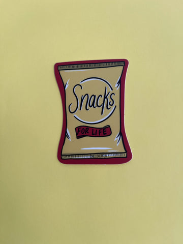 Snacks for Life - Sticker