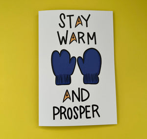 Star Trek - Stay Warm and Prosper - Greeting Card